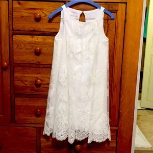 Cream color lace dress good for weddings